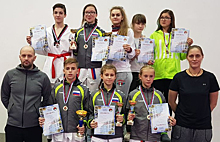 Воспитанники школы «Борец» завоевали 10 медалей на соревнованиях по тхэквондо