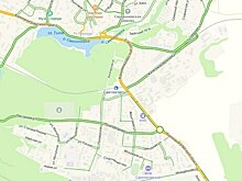 На въезде в Светлогорск образовалась двухкилометровая пробка