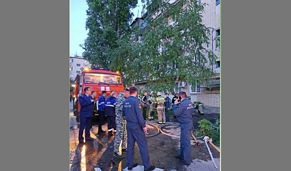 В Михайловке Волгоградской области потушили пожар после хлопка газа