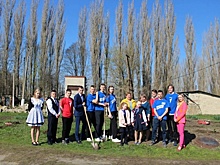 «Молодая гвардия» посадила «Сад памяти» в Касторенском районе