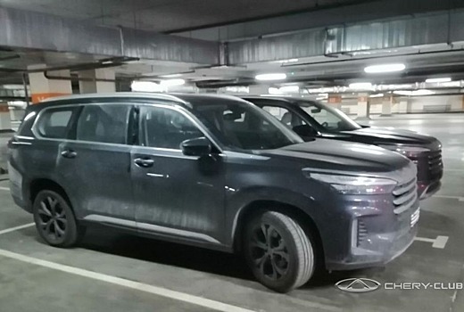 В России сфотографировали новую модель CheryExeed размером с Land Cruiser 200