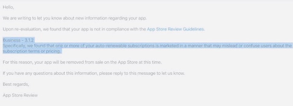 Apple объявила войну приложениям App Store, которые разводят на подписку