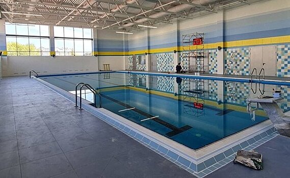 В Казани завершается строительство бассейна в гимназии №175