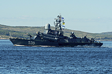 Военный корабль РФ столкнулся с судном в Дании