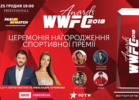 Объявлены номинанты ММА-премии WWFC Awards 2018