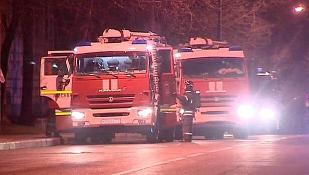 В Москве загорелся выставочный центр РОСИЗО