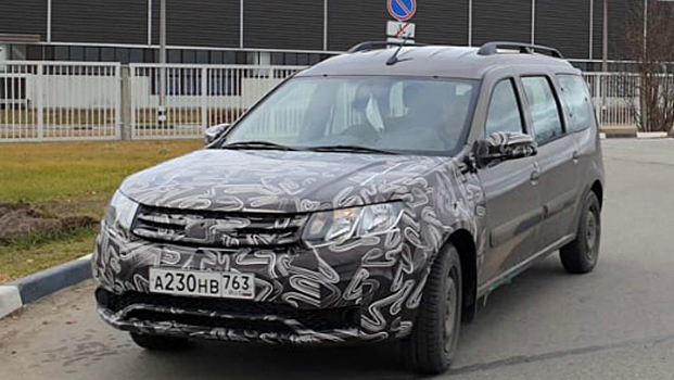  		 			?Модернизированную Lada Largus практически рассекретили 		 	