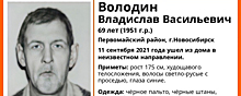 В Первомайском районе Новосибирска пропал 69-летний Владислав Володин
