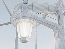 В Новосибирске начали испытания фонарей с технологией ветрогенерации