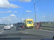 На Северной окружной образовалась крупная пробка из-за ДТП