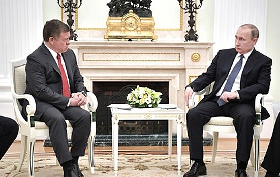 Путин обсудил с королем Иордании совместную борьбу с терроризмом