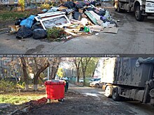 В Оренбурге за 10 дней вывезли около двух тысяч кубометров мусора