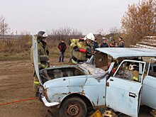 В Котельничском районе МЧСники тренировались в спасении пострадавших в ДТП