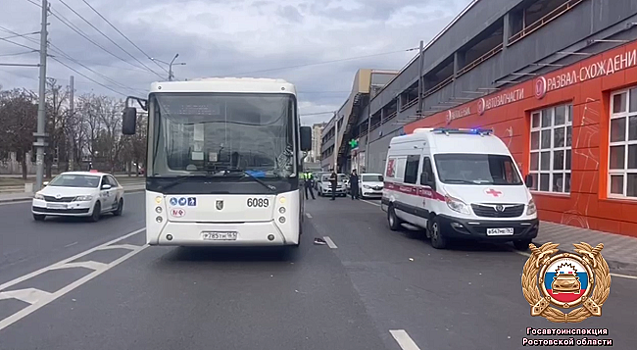 Мужчина, скончавшийся после наезда автобуса в Ростове, переходил проезжую часть в зоне видимости пешеходного перехода