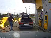 Житель Сахалина чуть не спалил АЗС из-за жука на бензобаке автомобиля