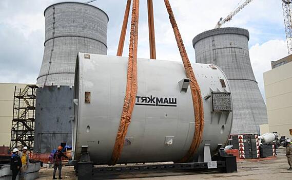 На стройплощадку Курской АЭС доставили транспортный шлюз