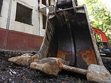 Старую дымовую трубу убрали в районе Перово