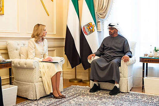 Президент ОАЭ встретился с первой леди Украины Еленой Зеленской