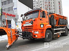 В первый день снега в Казани на дороги выпустили 41 единицу спецтехники