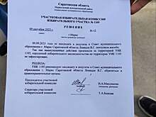 Участковая комиссия посоветовала самовыдвиженцу в Марксе Ломидзе обратиться в полицию после нападения на него наблюдателя