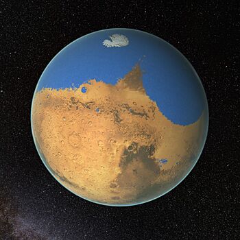 Редкие метеориты могли формироваться в ходе столкновения на «влажном» Марсе