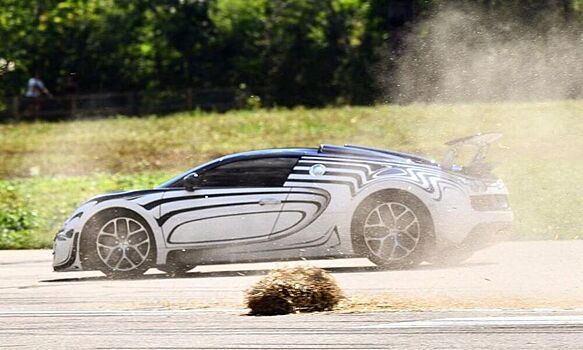 Единственный в своём роде Bugatti Veyron Grand Sport Vitesse разбили во время гонок