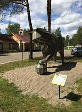 Огромная полигональная фигура в виде кошки «переедет» из Торово в Череповец