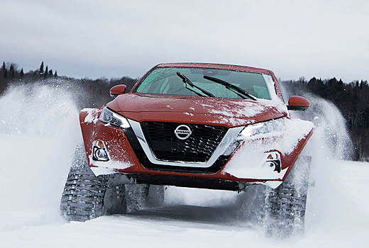 Nissan поставил на гусеницы седан Altima