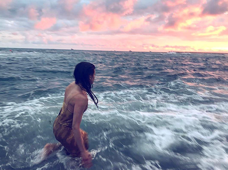 Вечерние купания Екатерины Шпицы