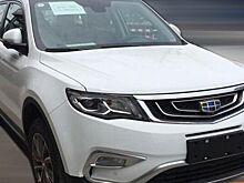 Обновленный Geely Atlas вновь заметили на испытаниях