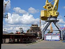 В Самаре прошла торжественная церемония закладки киля двух сухогрузных судов