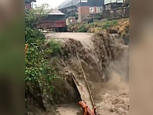 В Дагестане ливни разрушили два километра дороги