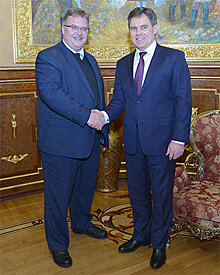 Посол Беларуси в России встретился со своим коллегой из Дании