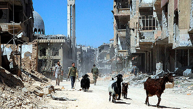 Боевики подвергли минометному обстрелу районы Дамаска
