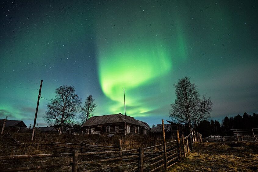 Nikon D750 ISO 1600 F4 20 sec 22mm. Северная Карелия  