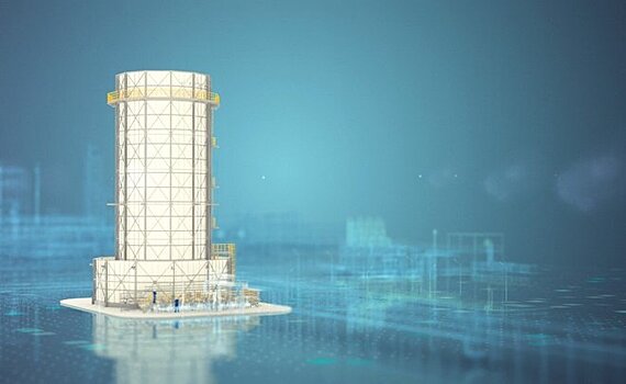 Гексен — без дыма и огня: на "Нижнекамскнефтехиме" монтируют первый закрытый факел