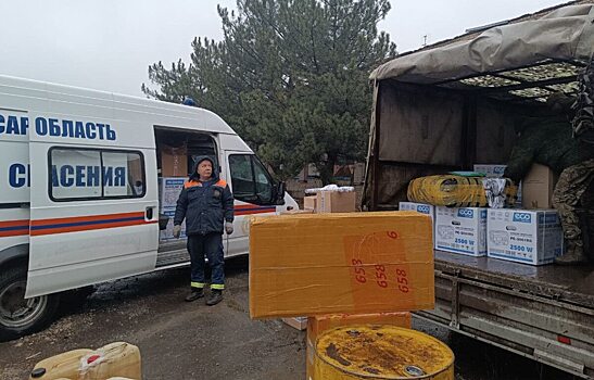 Саратовские спасатели доставили в зону СВО новую партию гуманитарного груза