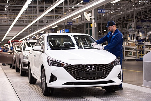 Завод Hyundai в РФ остановит конвейер на девять дней