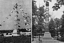 Автором проекта рекламной башни-колонны 1939 года на ВДНХ оказался Эль Лисицкий