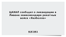 ЦАХАЛ сообщил о ликвидации в Ливане замкомандира ракетных войск «Хезболла»