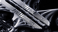 Bugatti официально анонсировала двигатель V16 для нового суперкара