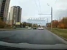 В Казани обсуждают снятую на видео массовую аварию, устроенную водителем BMW