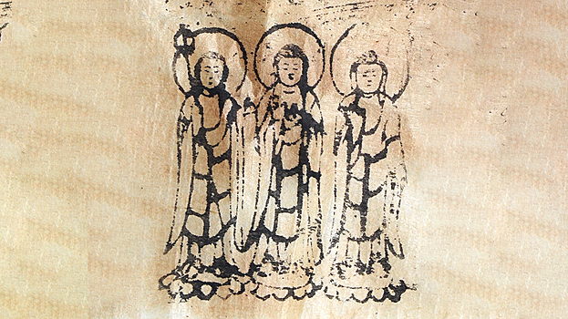 Необычные изображения Будды обнаружены в 675-летней храмовой статуе