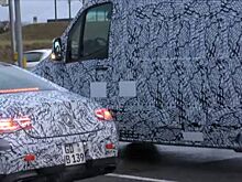 Автопапарацци запечатлели на видео новинки — Mercedes-Benz Sprinter и Mercedes-AMG CLS 53