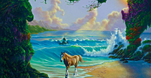 Картина Джима Уоррена называется «7 лошадей», но большинство видит максимум 4: тест на внимательность