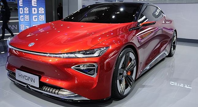 В Китае дебютировал электрический спортивный седан Hycan Concept S