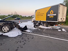 Мотоциклист травмировался в ДТП с Infiniti и грузовиком в Нижегородской области