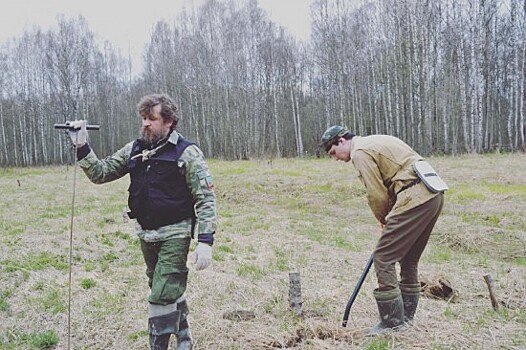 Поисковики отряда «Стрех» школы № 1354 провели Вахту Памяти на местах сражений в Тверских лесах