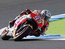Испанский мотогонщик Марк Маркес стал трехкратным чемпионом MotoGP