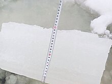 В Глазове толщина льда на городском пляже не позволит организовать купель для Крещенских купаний